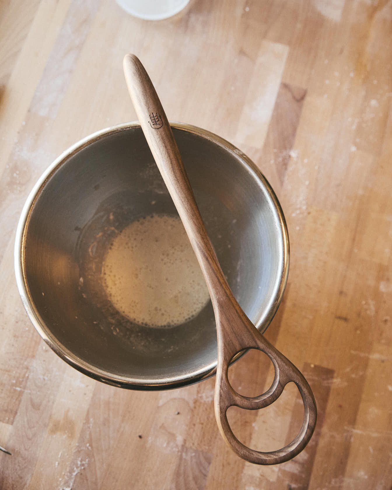 Handmade Walnut Danish Dough Whisk - SIMPEL - sourdough & coffee