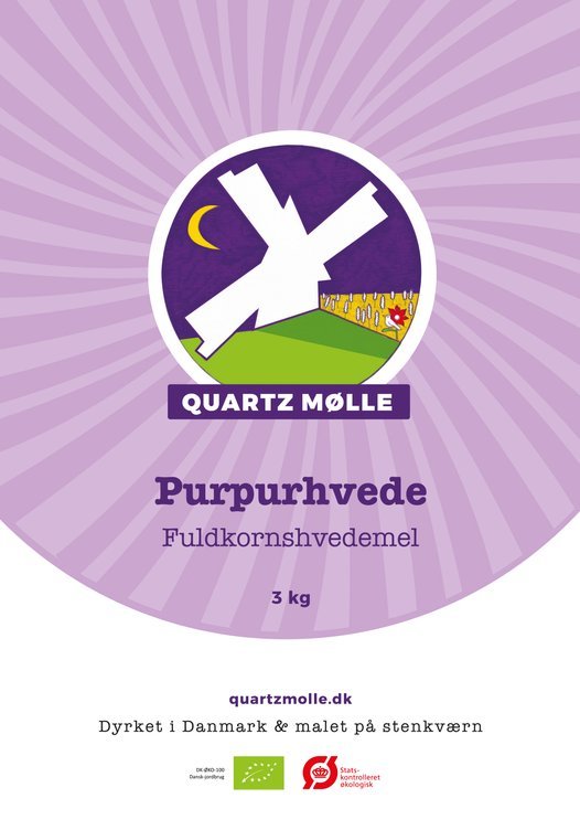 Quartz Mølle Purple Wheat BIO whole grain 3kg - SIMPEL - sourdough & coffee