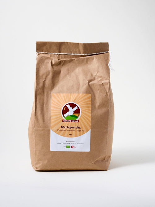 Quartz Mølle Mariagertoba Wheat BIO T70 fine sifted 3kg