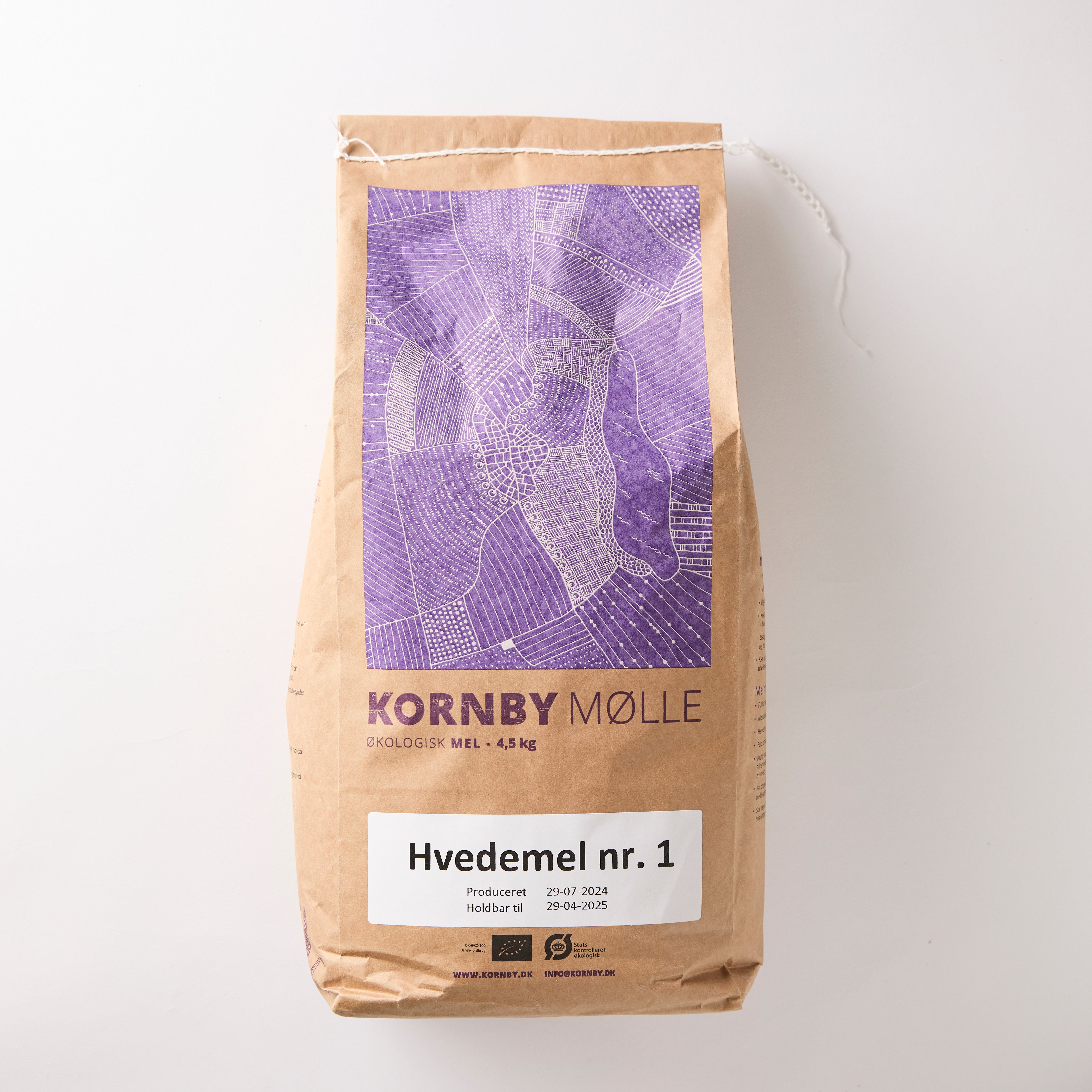 Kornby Mølle Fine Wheat BIO 4,5kg (Hvedemel Nr. 1)