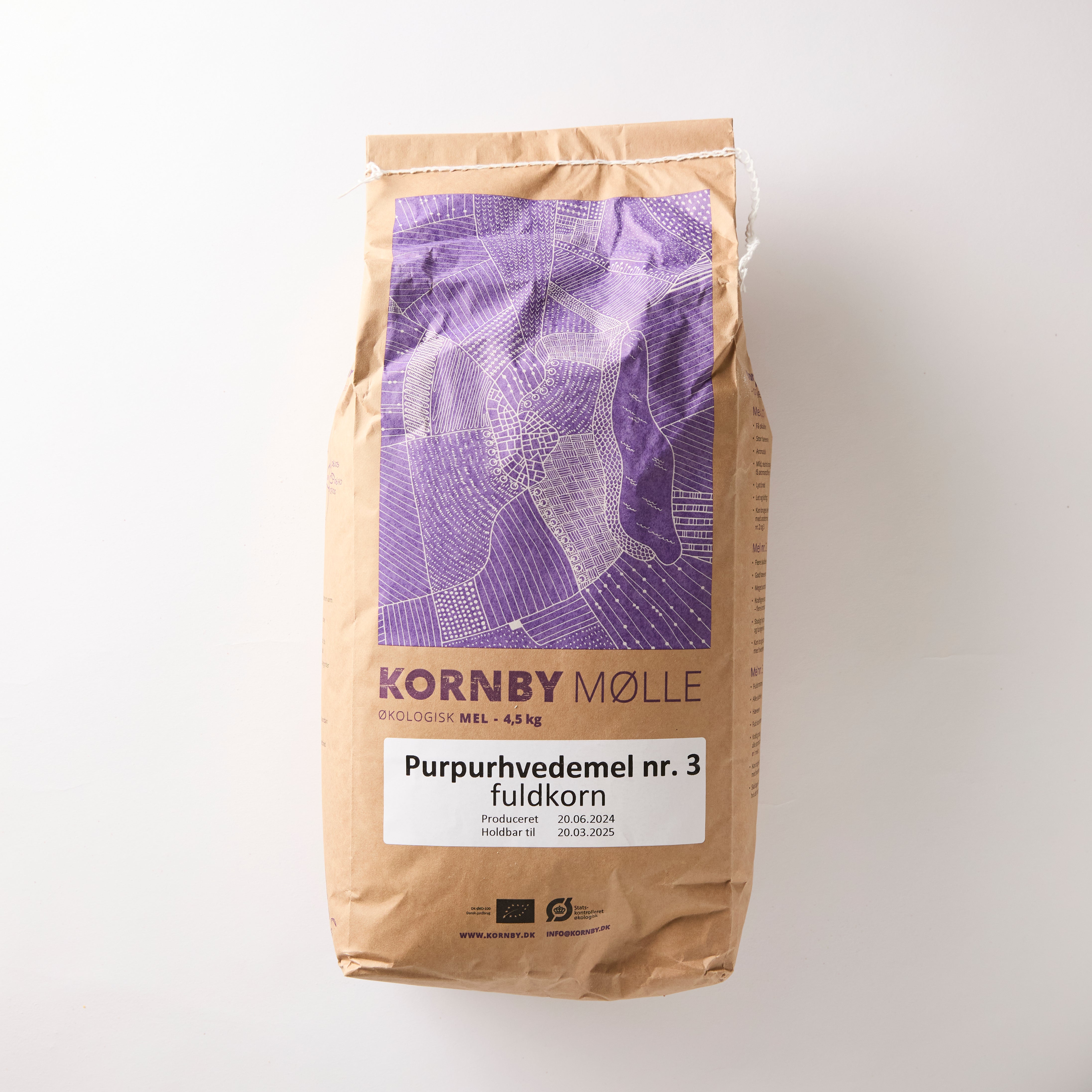 Kornby Mølle Purple Wheat BIO 4,5kg (Purpurhvede Nr. 3)