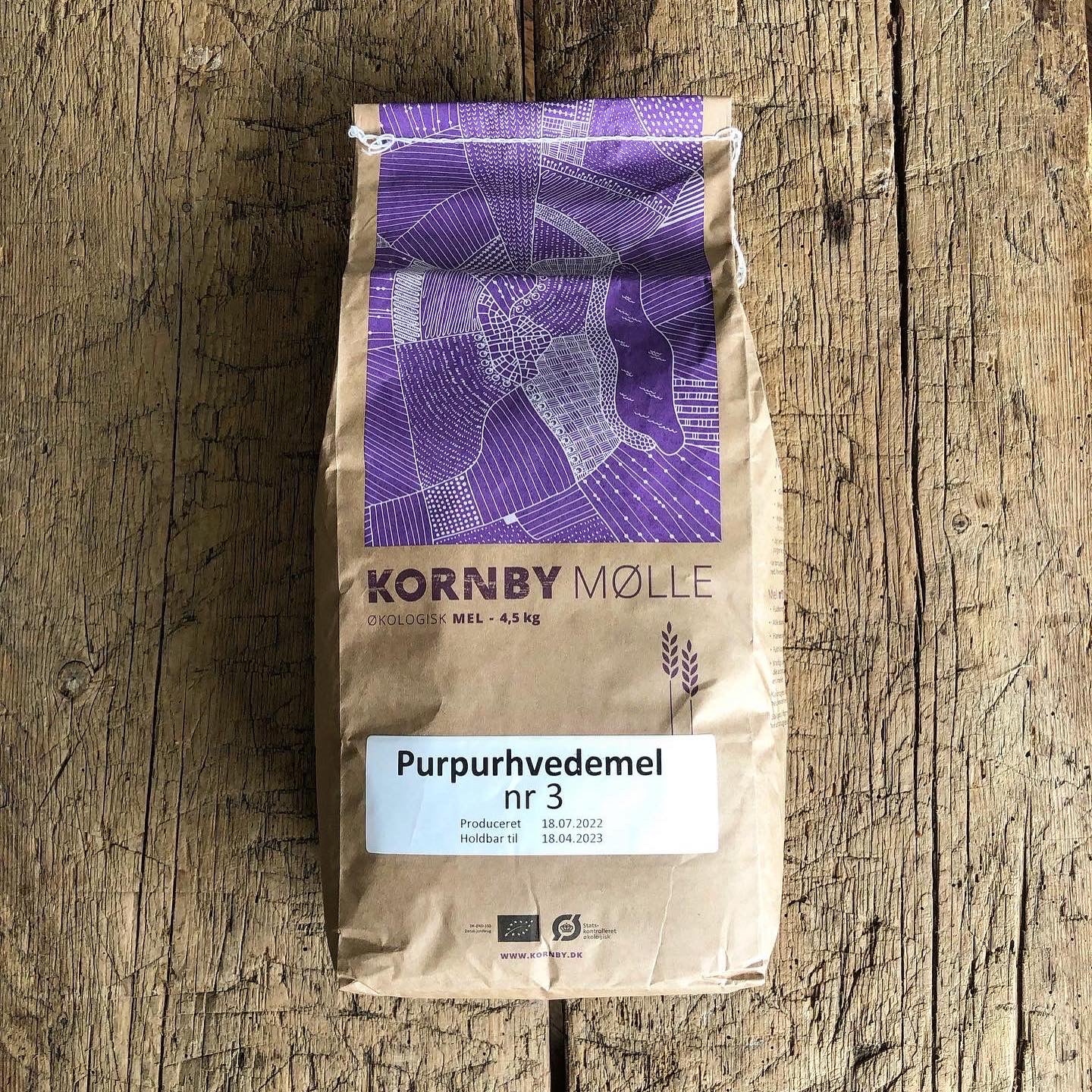 Kornby Mølle Purple Wheat BIO 4,5kg (Purpurhvede Nr. 3)