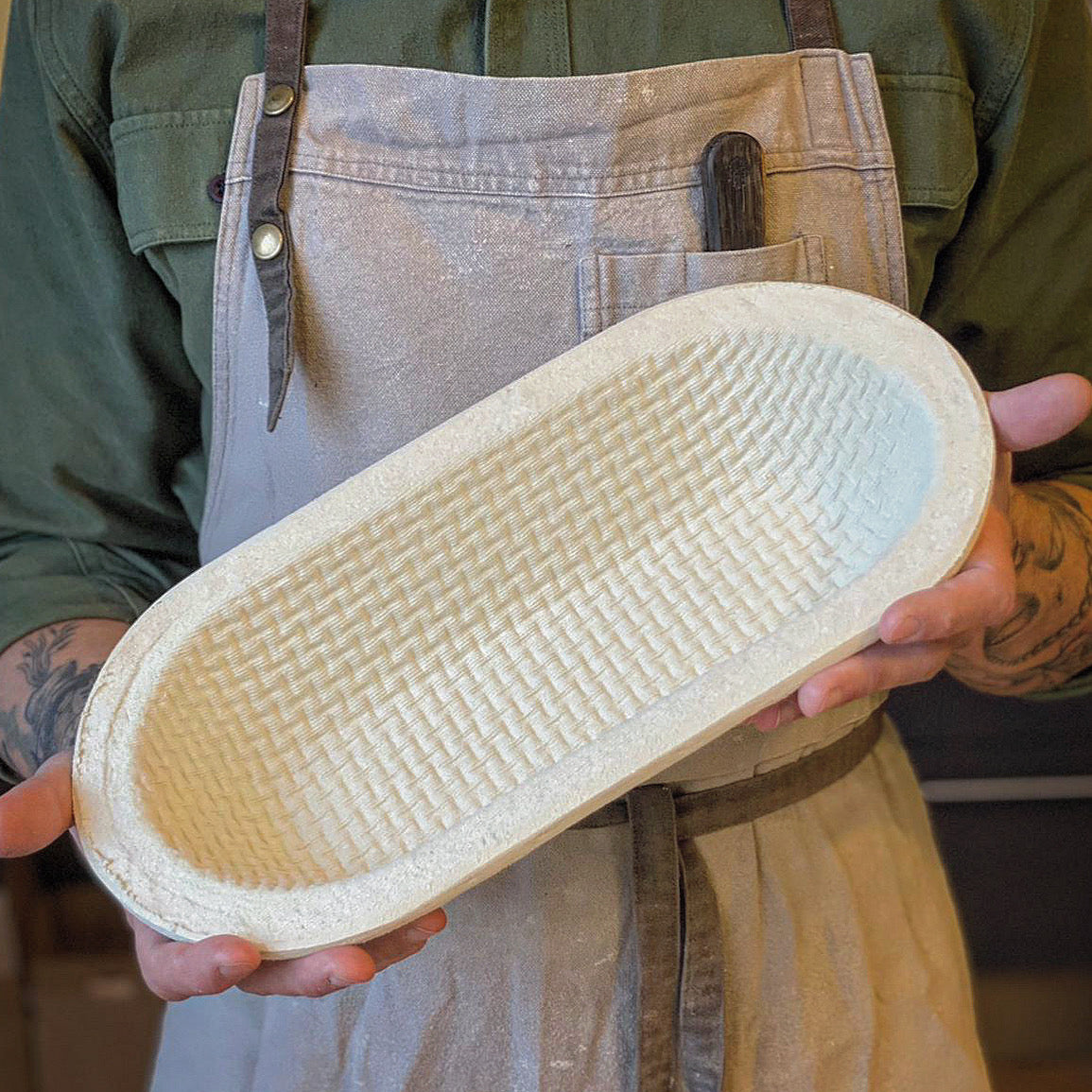 Proofing Basket (Oval Waffle)